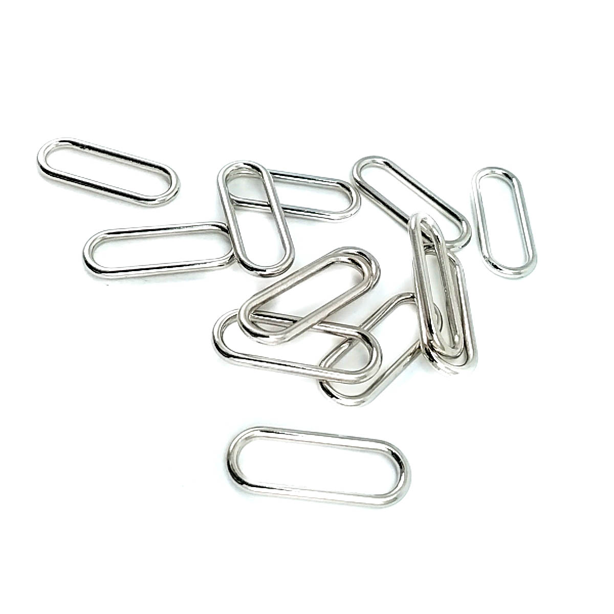 Frame Buckle Bag and Shoe Adjusting Buckle 22.2mm x 6.5mm E 2169