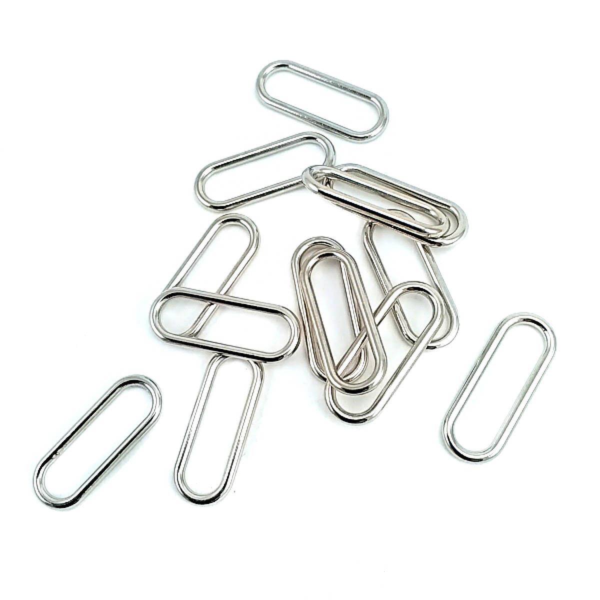 Frame Buckle Bag and Shoe Adjusting Buckle 22.2mm x 6.5mm E 2169