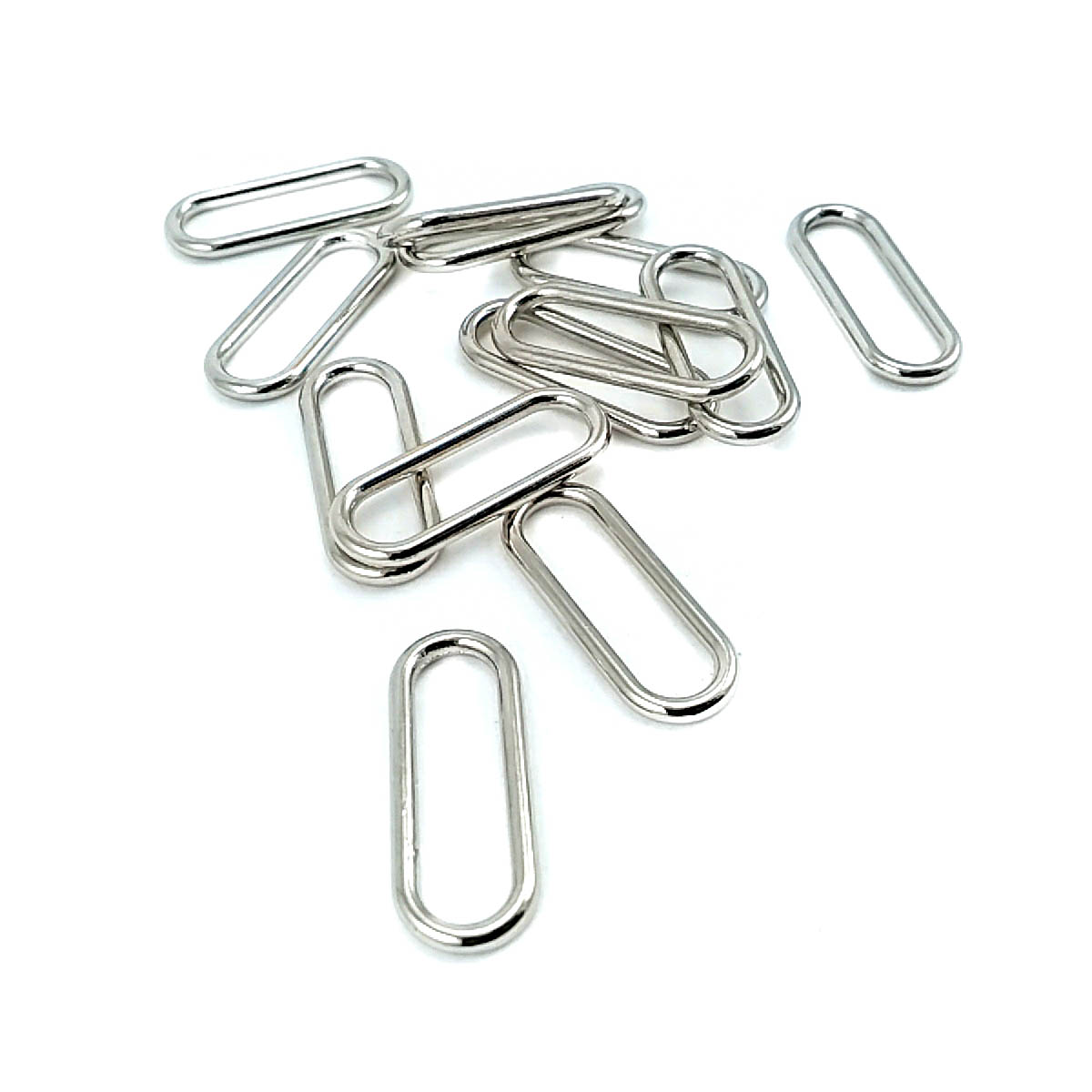 Frame Buckle Bag and Shoe Adjusting Buckle 22.2mm x 6.5mm E 2169