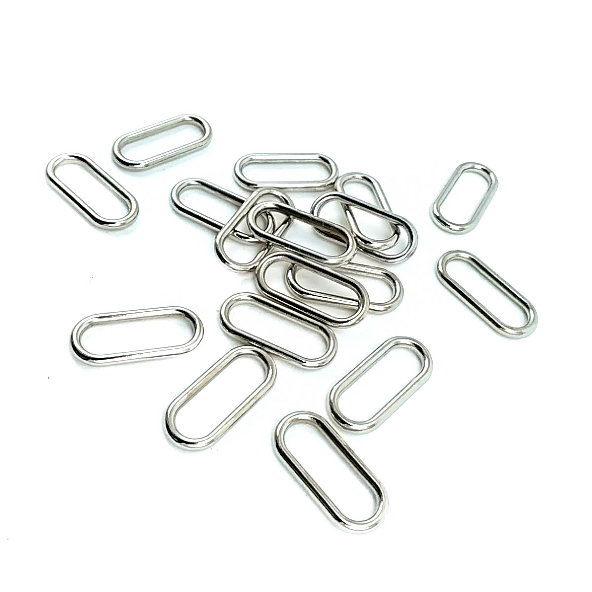 Strap Adjustment Clasp 18.2mm x 6.4mm Metal Buckle E 2171