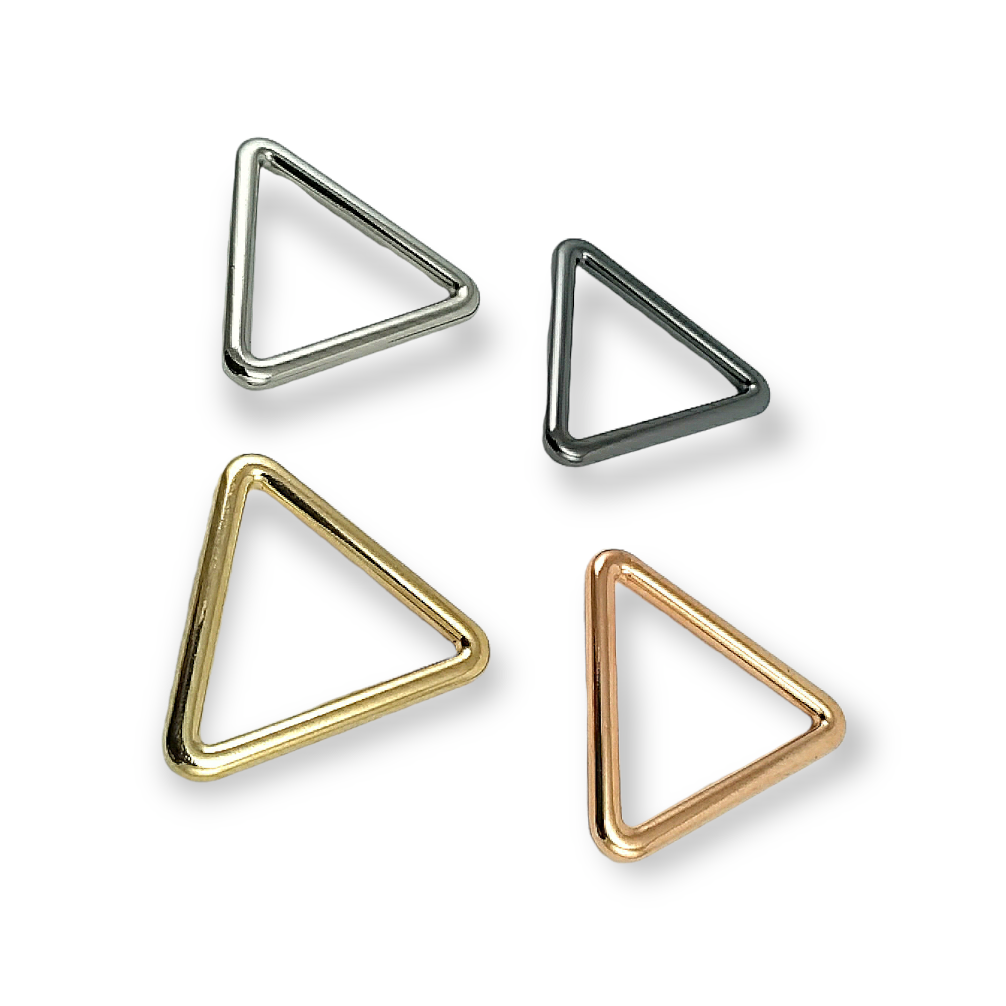 Üçgen Halka 3 cm  Metal Çerçeve Toka E 2180