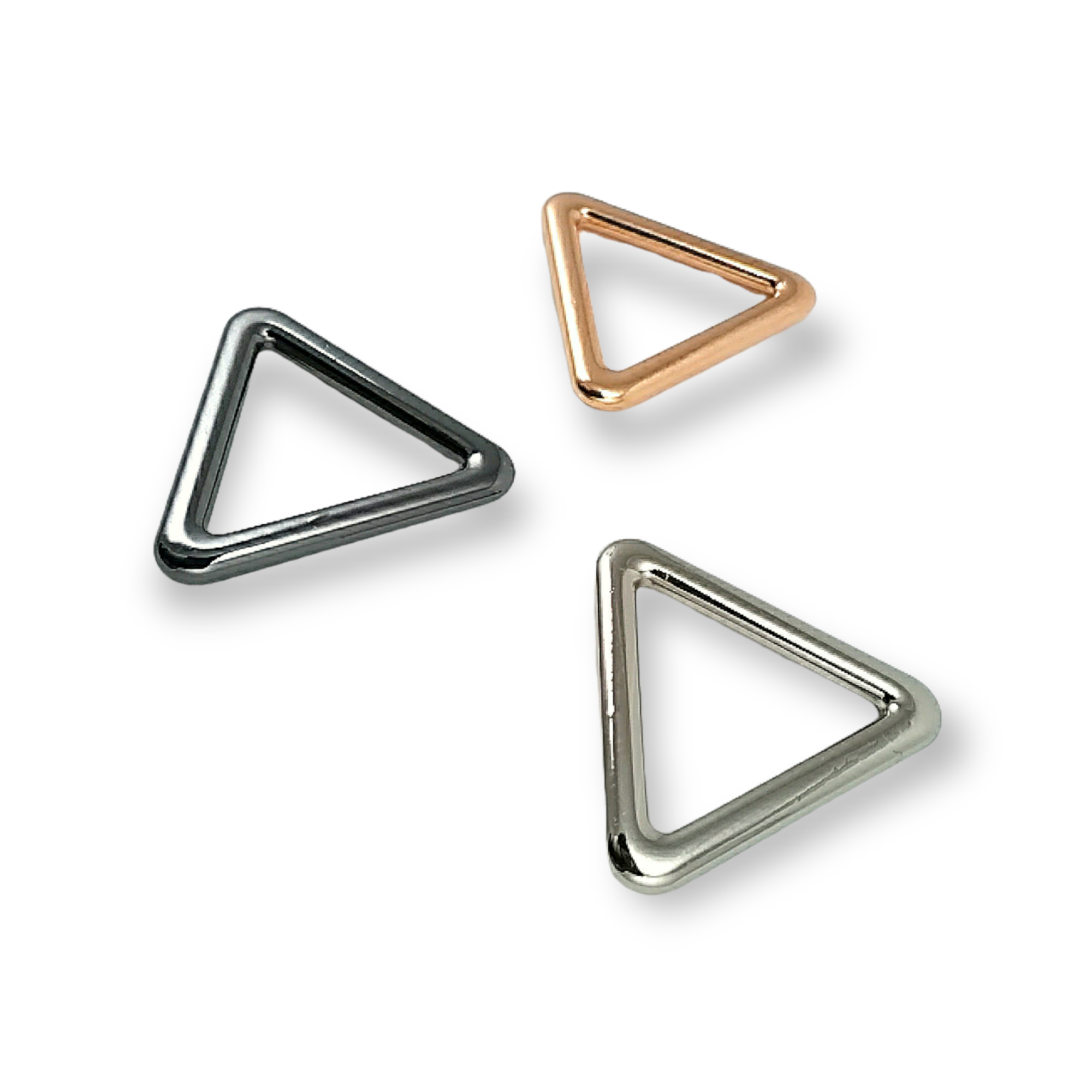 Triangle Ring 2 cm Metal Frame Buckle E 2181 Triangle Ring 2 cm Metal Frame Buckle E 2181