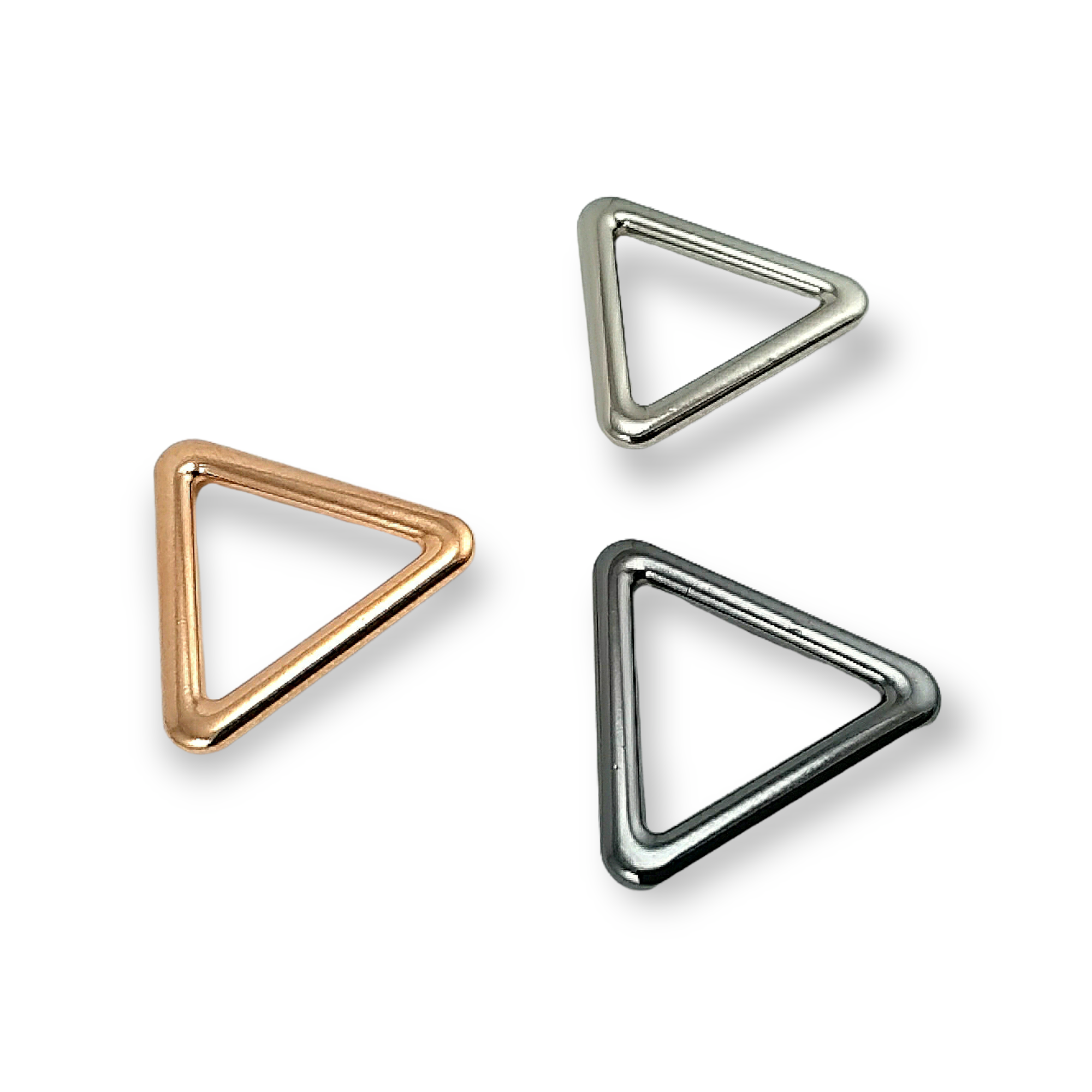 Triangle Ring 2 cm Metal Frame Buckle E 2181 Triangle Ring 2 cm Metal Frame Buckle E 2181
