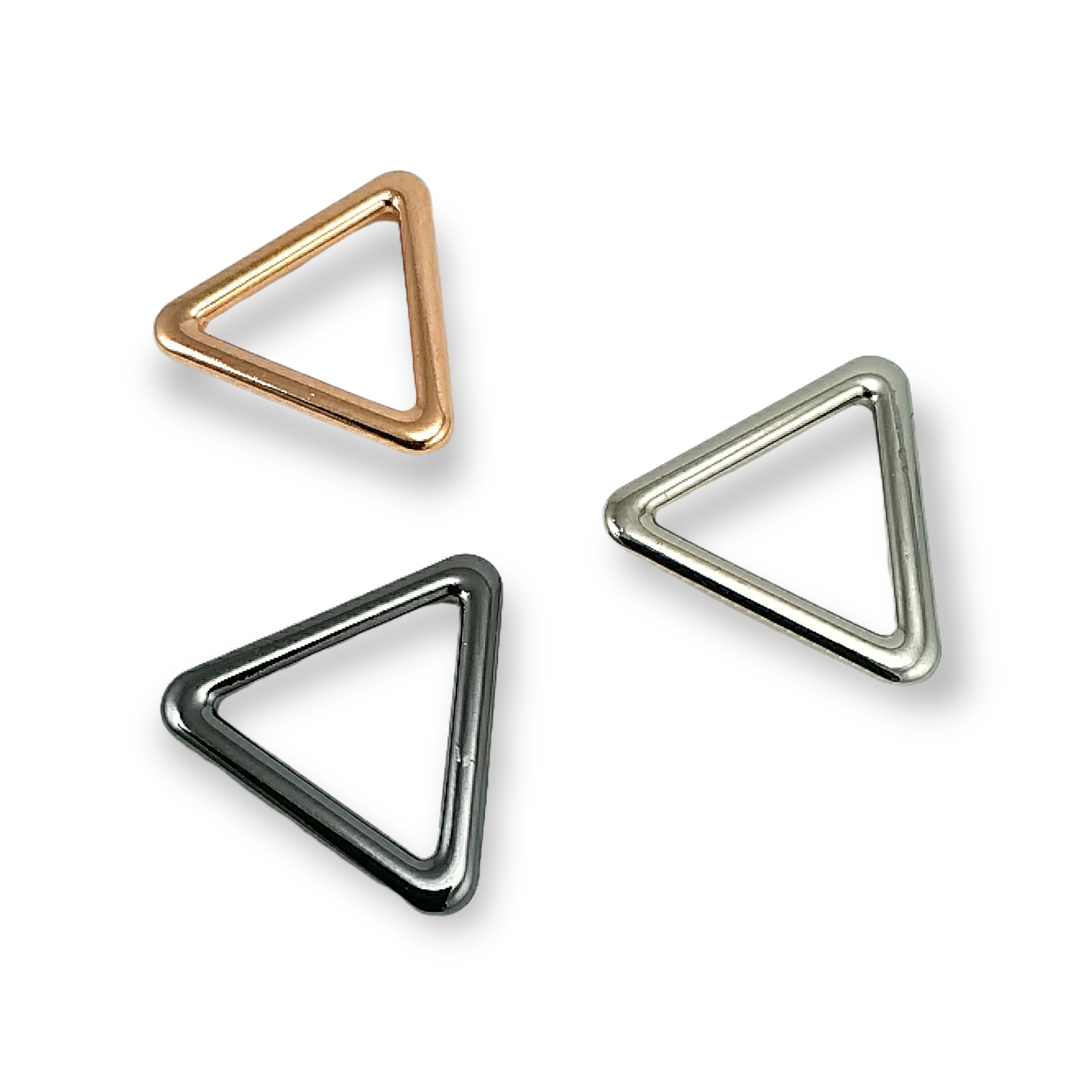Triangle Ring 2 cm Metal Frame Buckle E 2181 Triangle Ring 2 cm Metal Frame Buckle E 2181