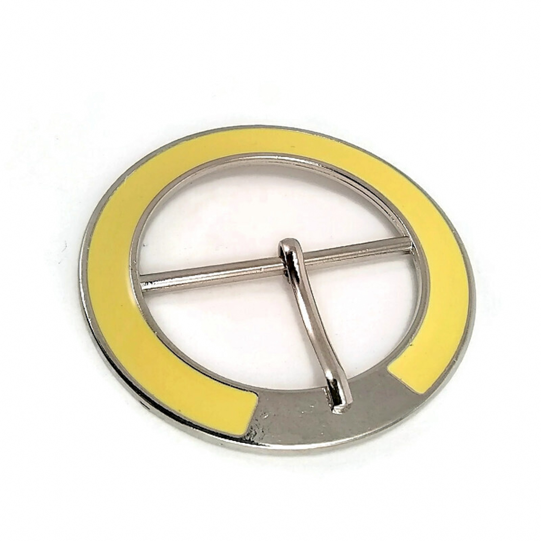 Oval Buckle 5 cm Enamel Pastel Color Oval Center Bar Buckle E 724 Oval Buckle 5 cm Enamel Pastel Color Oval Center Bar Buckle E 724