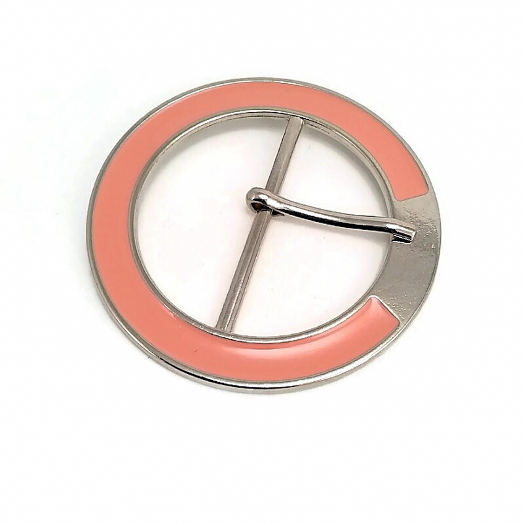 Oval Buckle 5 cm Enamel Pastel Color Oval Center Bar Buckle E 724