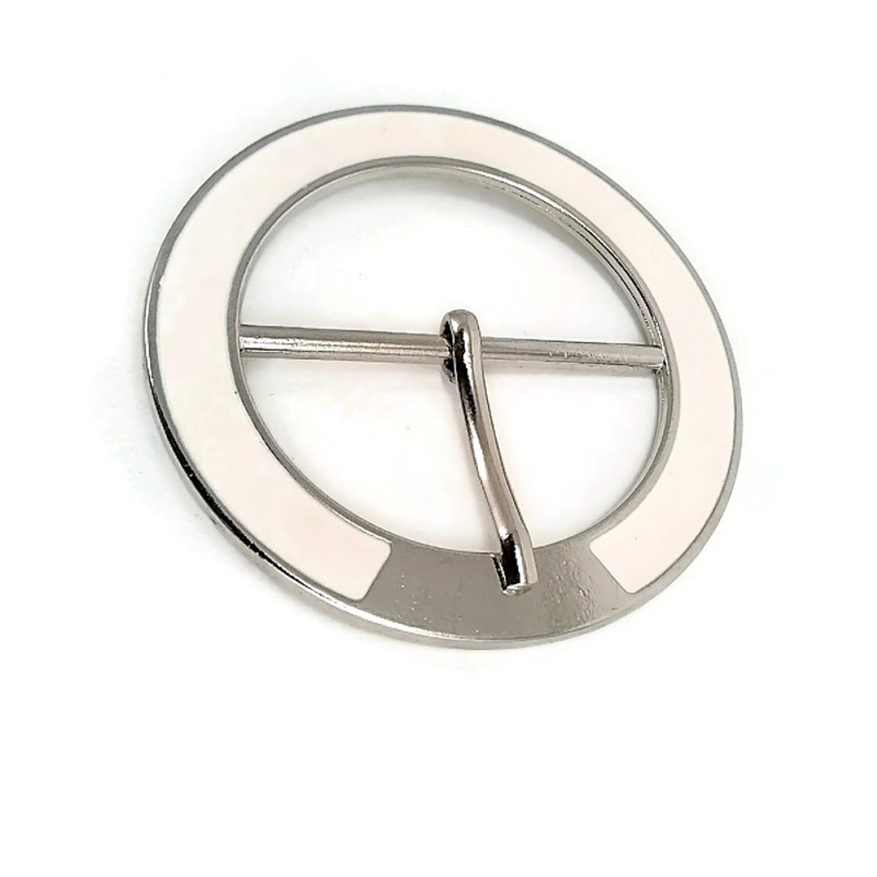 Oval Buckle 5 cm Enamel Pastel Color Oval Center Bar Buckle E 724
