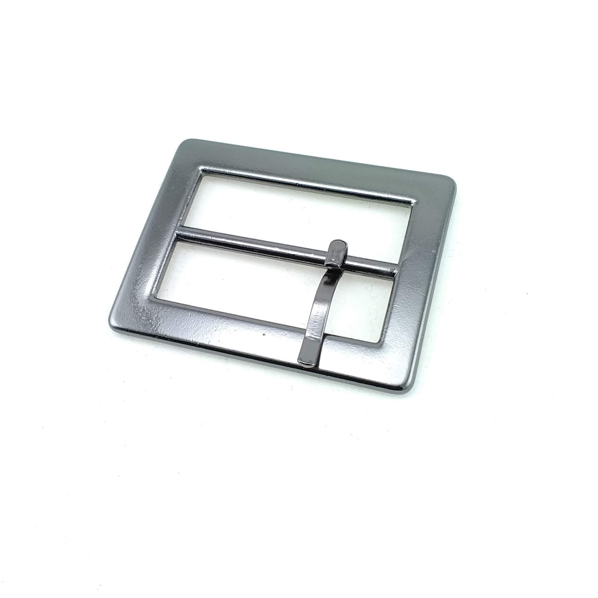 Rectangle Buckle 3,5 cm Center Bar Belt Buckle  E 798
