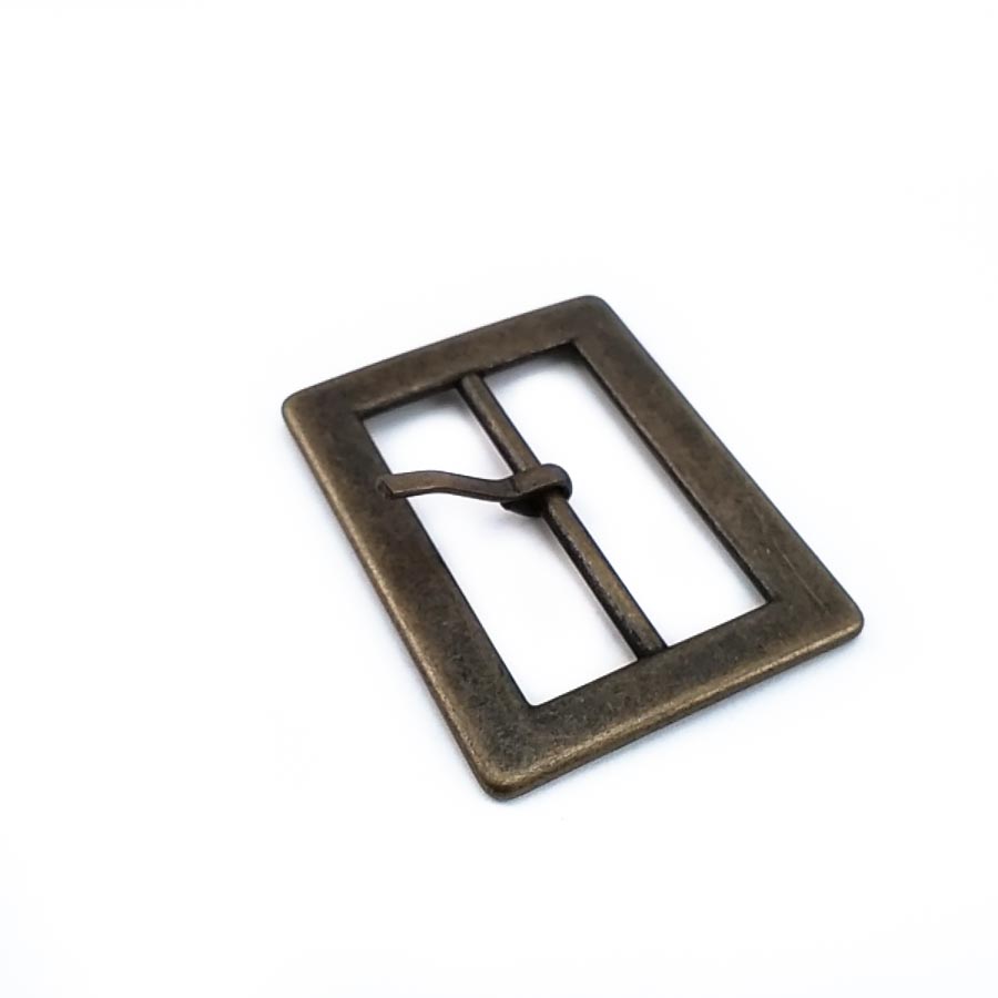 Rectangle Buckle 3,5 cm Center Bar Belt Buckle  E 798