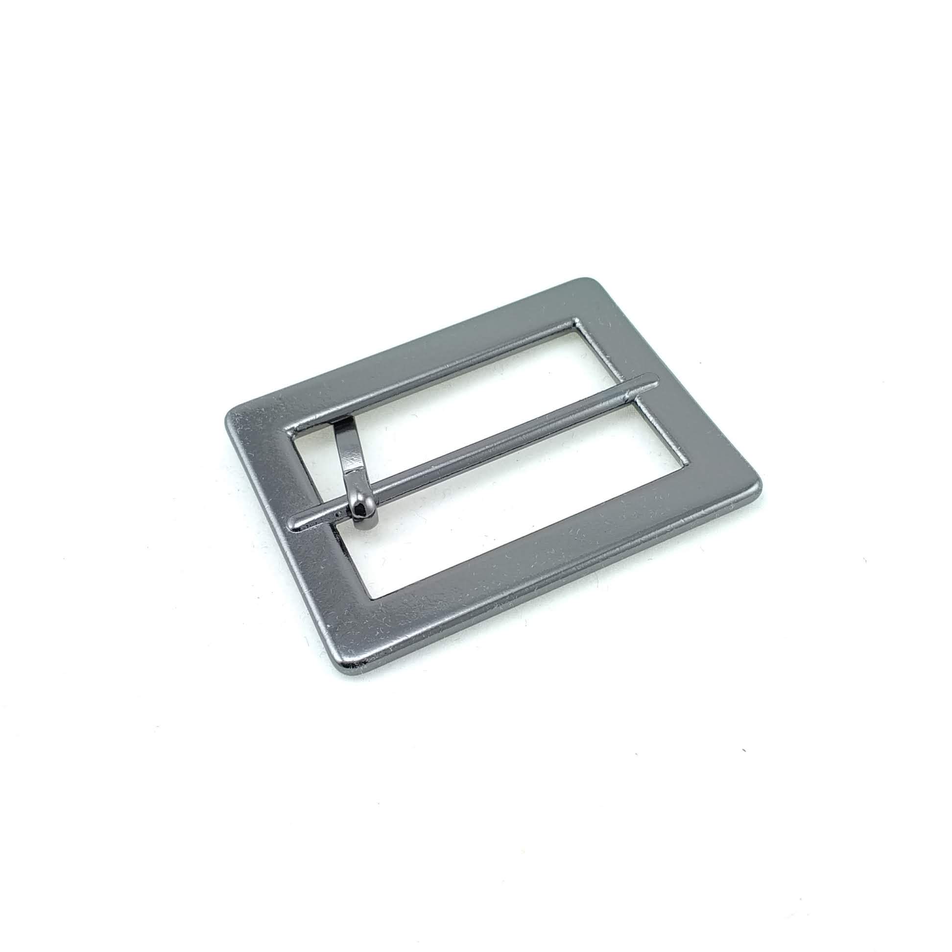 Rectangle Buckle 3,5 cm Center Bar Belt Buckle  E 798