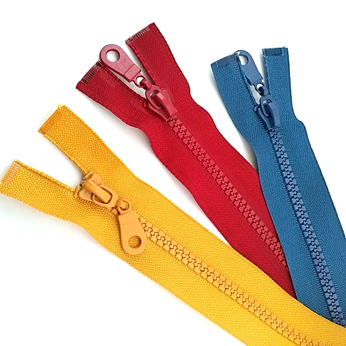 80 cm - 31,5 inch Chunky Plastic Teeth Zipper Open End (50 pcs/Pack)