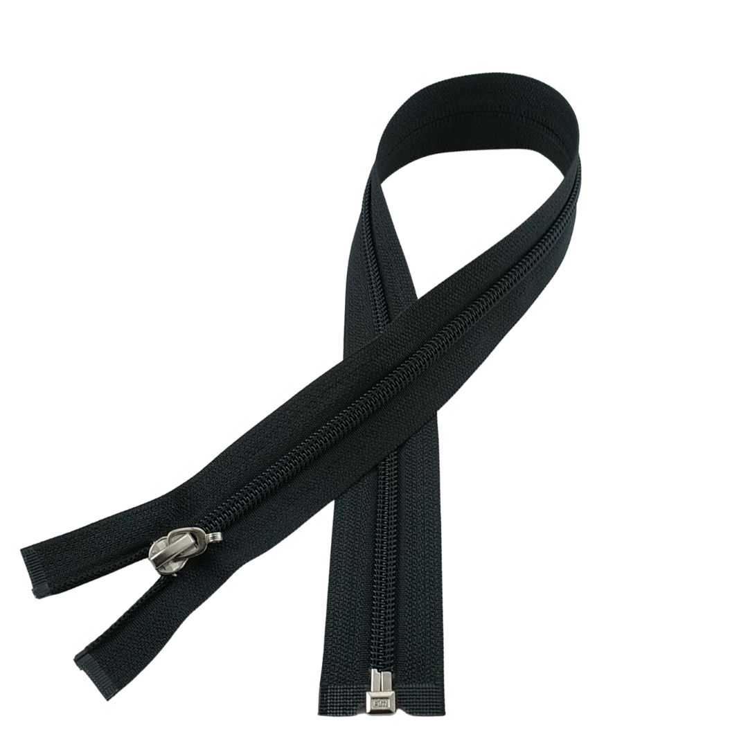 Nylon Coil Zipper front and detail view