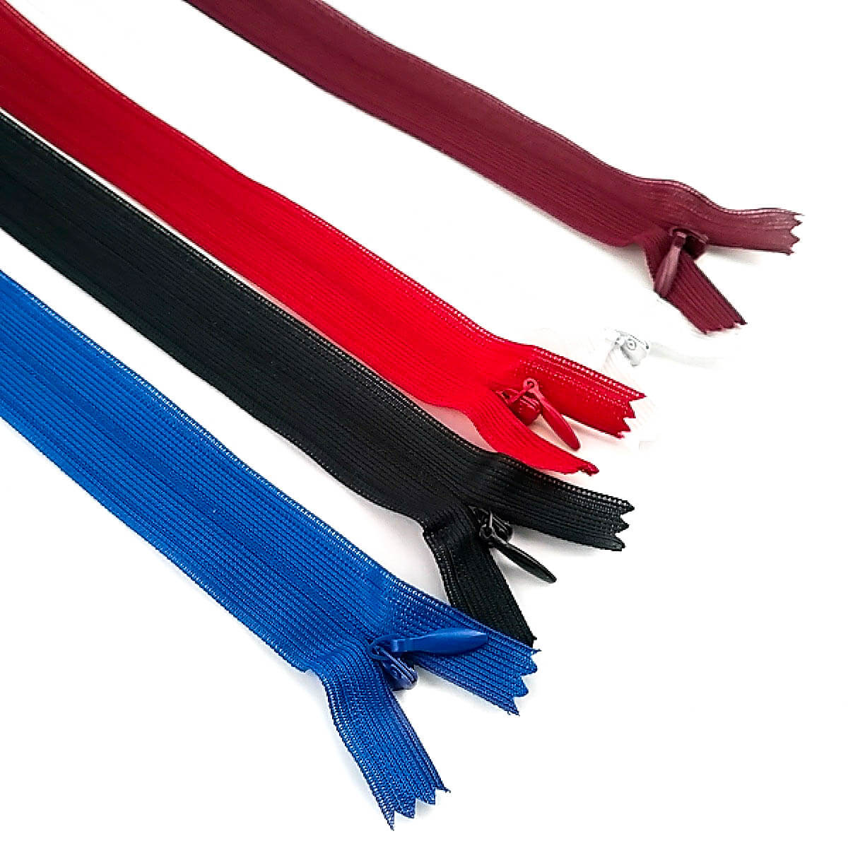 20 cm - 9,7 inch Hidden Zipper T3 Nylon Closed End (50 pcs/Pack)