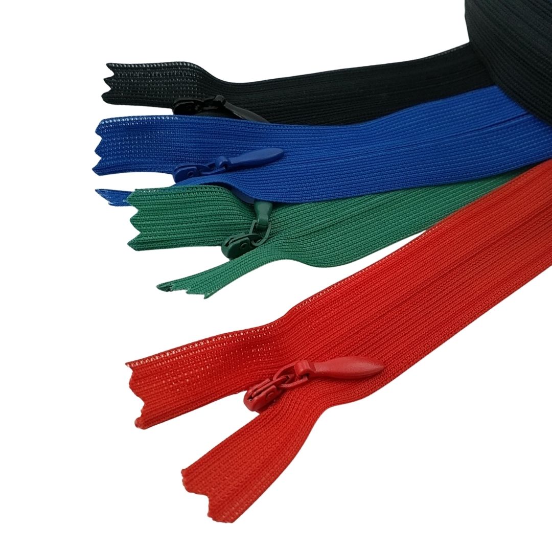 60 cm - 23,6 inch Invisible Zipper Nylon Closed End Type 3 - 50 pcs/Pack