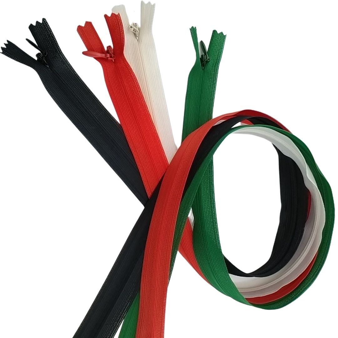 60 cm - 23,6 inch Invisible Zipper Nylon Closed End Type 3 - 50 pcs/Pack
