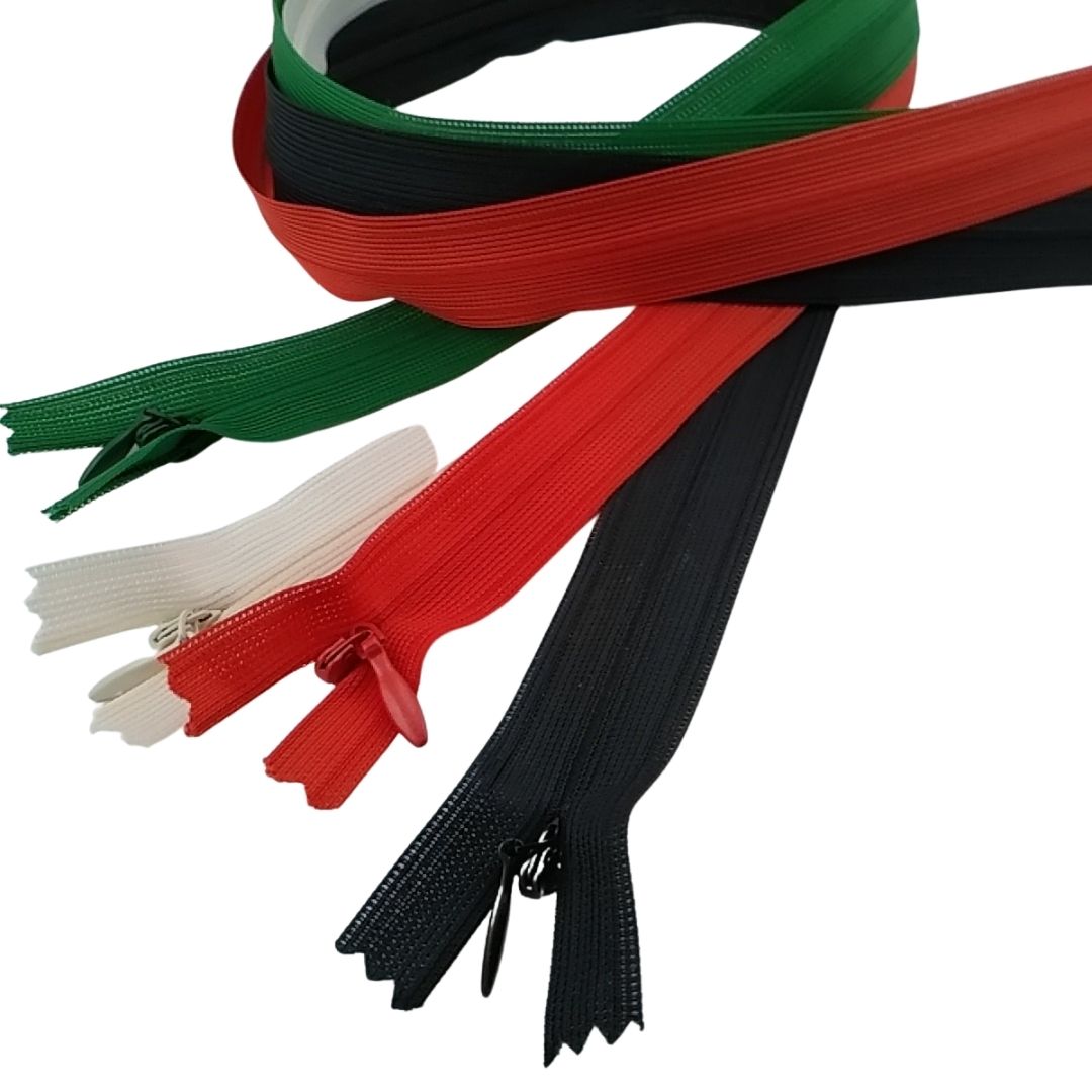60 cm - 23,6 inch Invisible Zipper Nylon Closed End Type 3 - 50 pcs/Pack